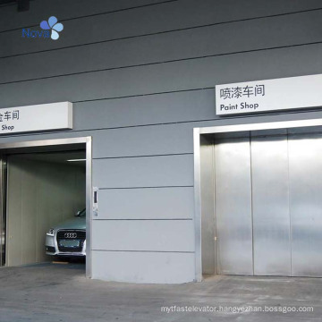 Hot selling outdoor small shaft parking systems car elevator price